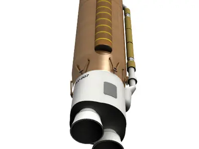 Atlas V Rocket 3D model purchase