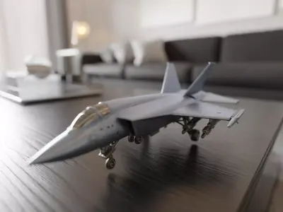 fighter jet 3D print model 6