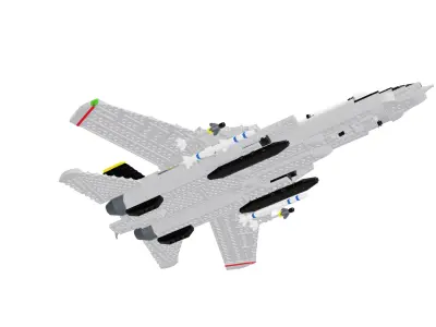 MocBricks3D - Lego F14 Tomcat 3D print model