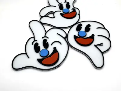 Happy Hand Magnets 3D model