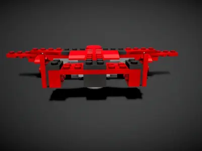 Lego Plane 3D model
