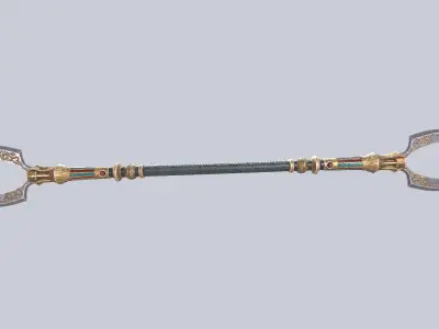 Anubis weapon Low-poly 3D model