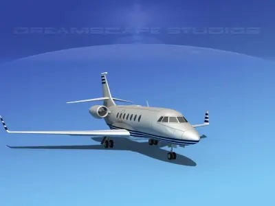Dassault Falcon 2000 V03 3D model purchase