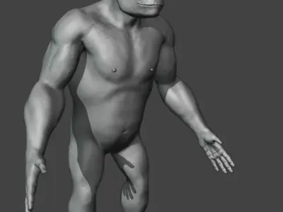 chimpanzee monkey Free 3D model