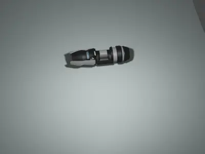 Technological and futuristic motorcycle Free low-poly 3D model
