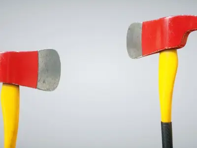 Axe Game Ready Low-poly 3D model buy