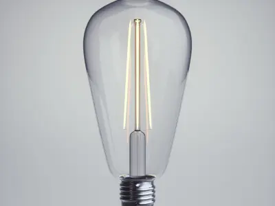 Industrial Light Bulbs 3D Model Pack