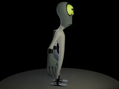 Greymater BEN 10 ALIEN  Low-poly 3D model