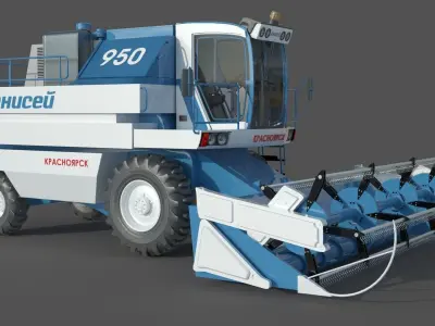 Yenisei 950 Combine 3D model