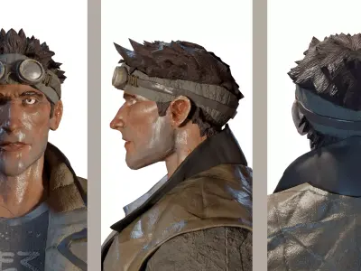 Post-Apocalyptic Survivor  Game Ready Character  Low-poly 3D model