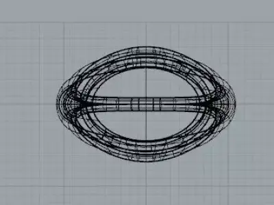 Anello linee madri Free 3D model purchase