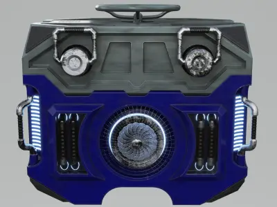 Sci-fi Container 3D model order