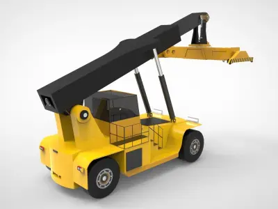 Reach stacker 3D model