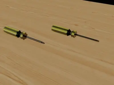 screwdriver 3D model