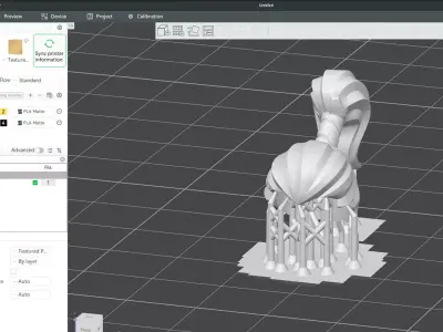 Custom3Dprint Minifigure Accessory - Minifigure Hair S2 - 115 3D print model