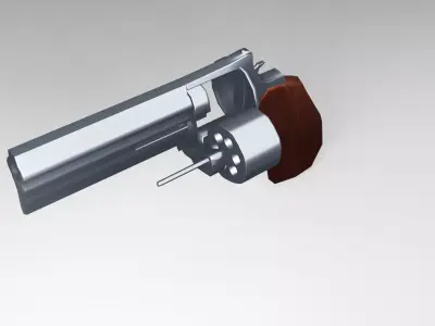 3d Revolver  3D model