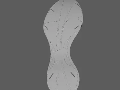 BASEBALL METAL CLEATS 3D print model