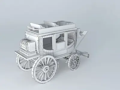 WELLS FARGO STAGECOACH 3D model
