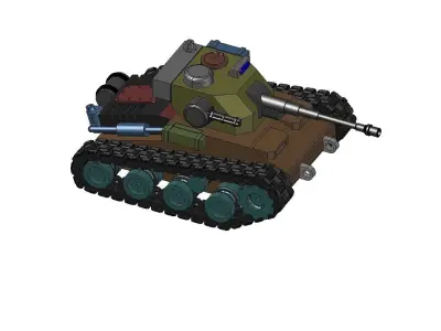 TANK MODEL J14 3D print model