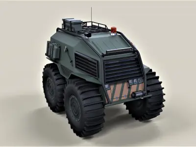 SHERP Ultimate survival machine for zombie apocalypses 3D model