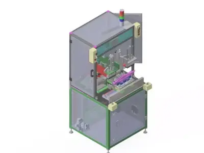 Labeling Machine For Sticker Label of Jack Screw 3D model