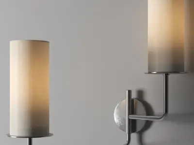 Larabee Double Swing Arm Sconce 3D model