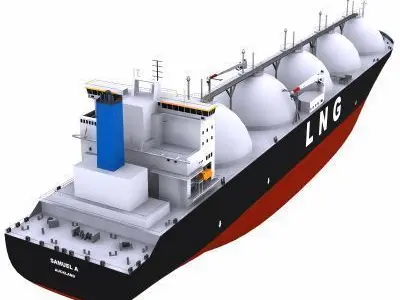 LNG Tanker - 01 - 3D model