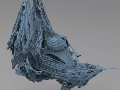 Sword Ocean Ship city 2   3D model