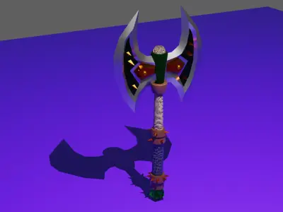 War axe 3D model purchase