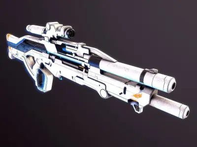 Cerberus M13 Raptor Sniper MASS EFFECT 3D model