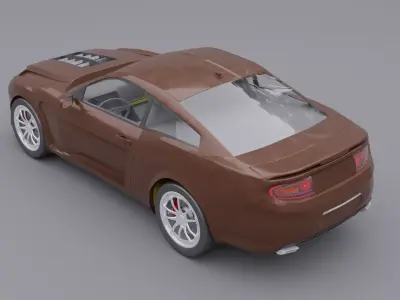 Generic Muscle car Mark 3b 3D model