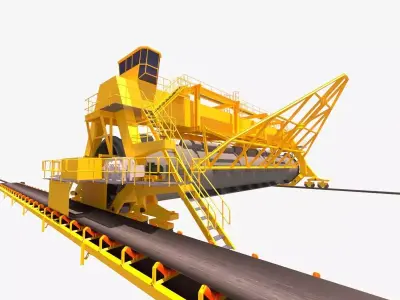 Retomadora cacambas 3D model