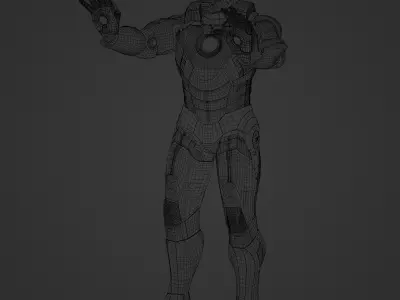 Iron Man Mark 7 Free 3D model