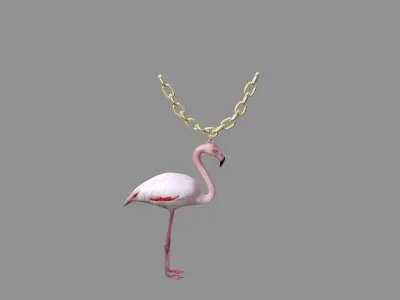 flamingo locket  3D model