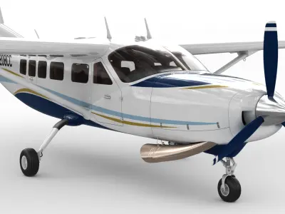 Cessna 208 Caravan 3D model get
