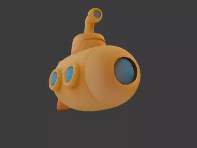 Submarine Toy 3D model purchase