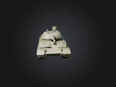 tank model Low-poly 3D model purchase