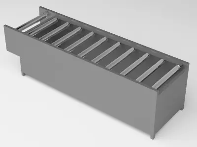 conveyor belt model 3D model