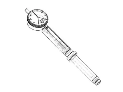 Digital  Depth Gauge Special Custom Version 3D model