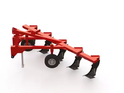 WG 0006 - High speed combination plow 3D model