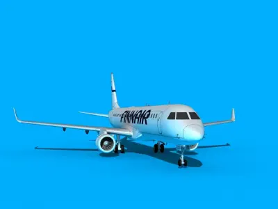 Embraer Emb-190 Finnair 1 3D model