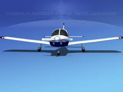 Piper PA-28 V01 3D model