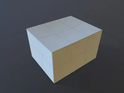 Box trash Free low-poly 3D model