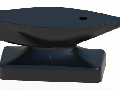 Blacksmith Anvil 4K 3D model