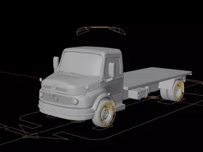 Mercedes-Benz LAK Cab Chassis 3D model