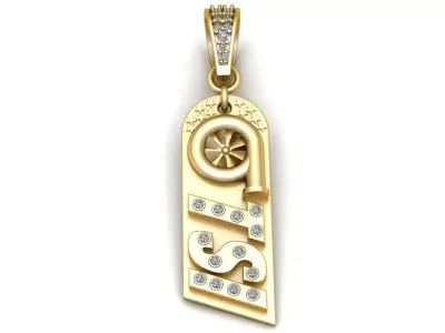 Luxury 14K Gold 3D print model