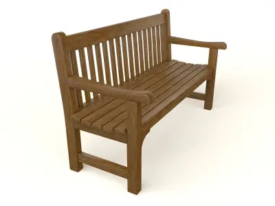 Park Bench 3D model by balamutka77