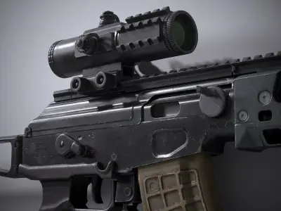 Galil ACE Low-poly 3D model purchase