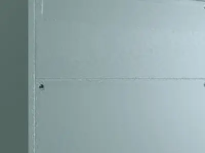 BROR Cabinet with 2 doors 1 Low-poly 3D model