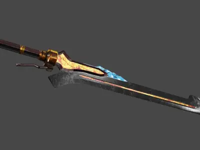 Devil May Cry 5 Sword Free low-poly 3D model